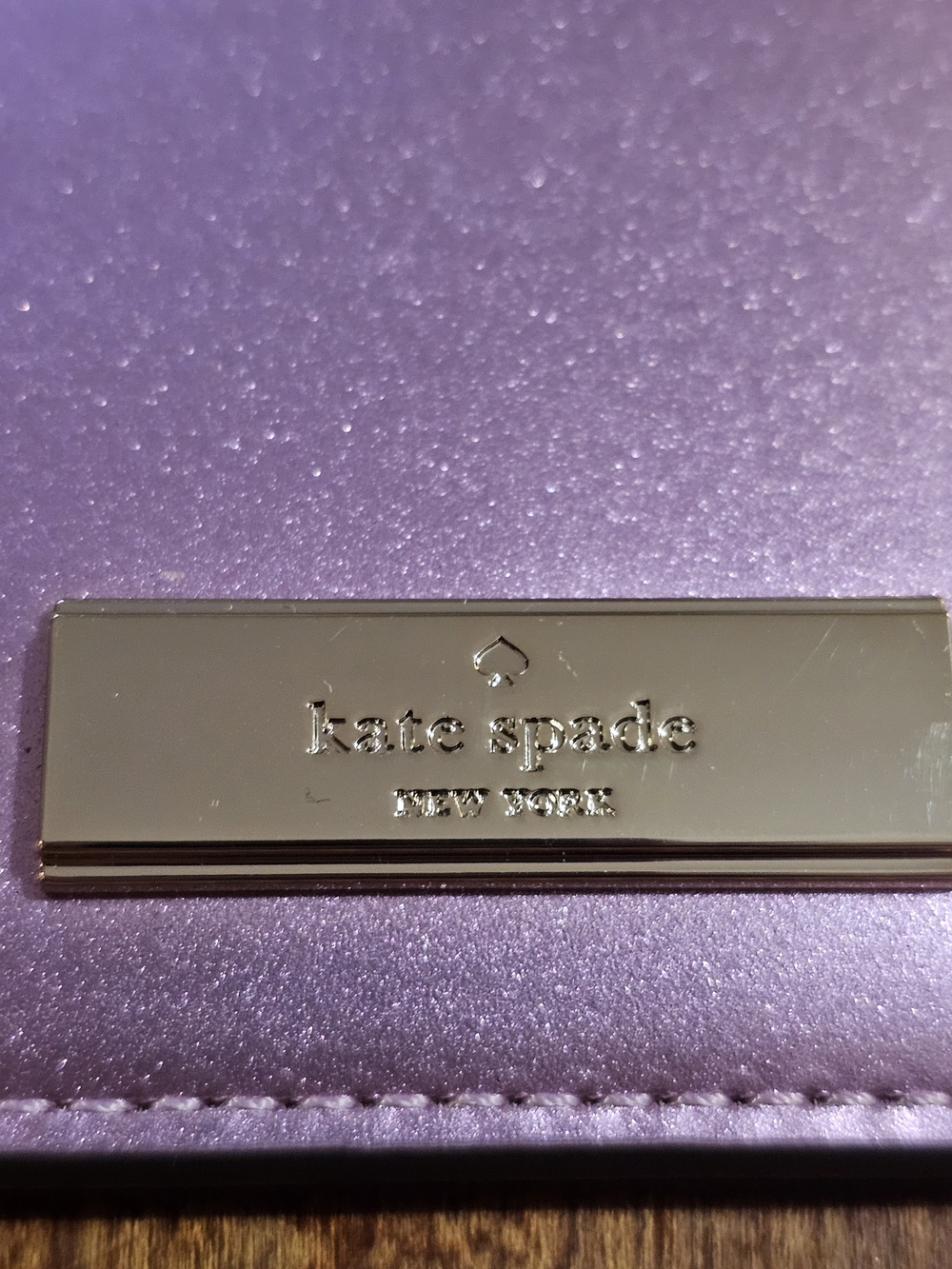 kate spade New York Lilac Leather Wallet